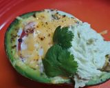 A picture of step 8 of Baked Avocado Eggs.