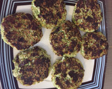 Foto del paso 6 de la receta: Tortitas de brócoli y coliflor con avena