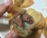 Foto langkah ke 4 dari resep Cemil pangsit goreng daging.