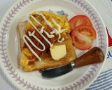 Gambar langkah 5 resipi 👩‍🍳Roti Toast & Omelette Kentang.