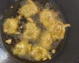 A picture of step 1 of Curd kadhi.