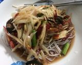 รูปขั้นตอนการทำที่ 4 ของ ส้มตำปูปลาร้า