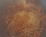 A picture of step 1 of Tagliatelle with Vegetarian Bolognese Sauce.