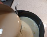 A picture of step 2 of Bread Halwa.