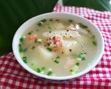 Hình bước làm 4 của món Canh khoai từ nấu tôm