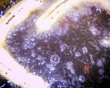 A picture of step 6 of Sig's Churros with chocolate sauce.