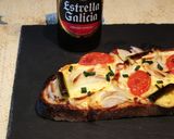 Foto del paso 5 de la receta Tostón con queso Gouda y verduras