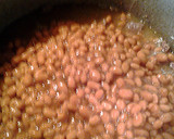 A picture of step 3 of Pork and beans with hamburger.