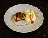 A picture of step 9 of Hasselback Apples with Toffee / Oat Strusel Topping.
