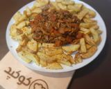 عکس مرحله 1 از دستور خوراک گوشت و قارچ