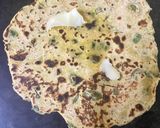 A picture of step 7 of Methi thepla.