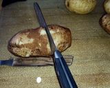 A picture of step 3 of potato fan.