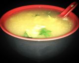 A picture of step 4 of Mike's Easy Egg Drop Soup.