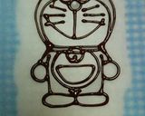 A picture of step 2 of Character Made With Chocolate (Doraemon).