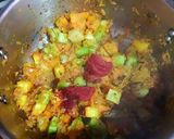 Foto del paso 13 de la receta Garbanzos a los tres currys con brócolis y zanahorias orgánicas