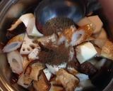 A picture of step 12 of Grandma-Style Chikuzen-ni with Chikuwa For New Years.