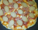 Foto langkah ke 6 dari resep PiZza Sosis anti gagal pke teflon..🙌🍰.