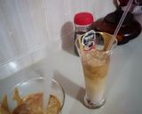 A picture of step 4 of #dalgona coffee challenge.