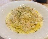 A picture of step 10 of Restaurant-style Crab Cream Pasta with Canned Crabmeat.