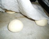 A picture of step 4 of Oil-Free Bread with Miso and Milk.