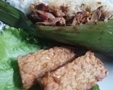 Foto langkah ke 3 dari resep Nasi bakar ayam suwir.
