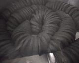 Foto langkah ke 6 dari resep Wool Roll Bread dengan tepung Ketan Hitam, dikukus.