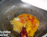 A picture of step 3 of Matar paneer sabzi.