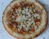 A picture of step 10 of No Oven, No Yeast Veg Pizza recipe.