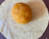 A picture of step 4 of Mango puran poli.