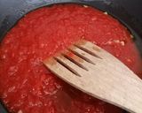 A picture of step 3 of Pasta with two way tomatoes and two way fresh herbs.