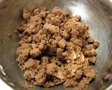 A picture of step 3 of Crispy Chocolate Cookies.