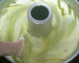 A picture of step 10 of Matcha Green Tea Marbled Chiffon Cake.