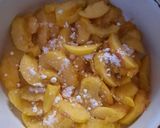 A picture of step 1 of Peach Cobbler.