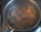 A picture of step 2 of Cabbage with fried potatoes and smoked sausage.