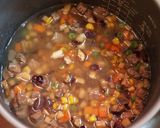 A picture of step 4 of Beef and Cranberry Chinese Sticky Rice.