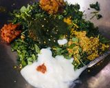 A picture of step 1 of Methi paratha.