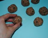 A picture of step 8 of Persian petit meatballs (Kofteh rizeh Yazdi).
