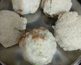 A picture of step 2 of Curd and Cucumber balls.
