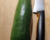 Töltött, rántott cukkinitekercs (vegán) recept fázis 1 fotója