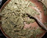 A picture of step 7 of Spinach & Artichoke dip pasta with grilled chicken.