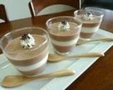 A picture of step 8 of Fluffy Chocolate Bavarois.