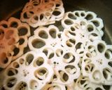 A picture of step 3 of For Osechi and Special Occasions: Vibrant Red and White Vinegar-Pickled Lotus Root.