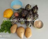 Foto del passaggio 1 della ricetta Polpette di carciofi e patate 👩‍🍳