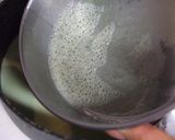 A picture of step 3 of Matcha Pudding Served with Brown Sugar Syrup.