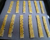 A picture of step 4 of With Frozen Puff Pastry! Chocolate Chip Sticks.