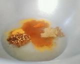 A picture of step 1 of Lahori Chikar Cholay.
