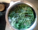 A picture of step 1 of Pinky's Palak Paneer (Cottage Cheese in Spinach gravy).
