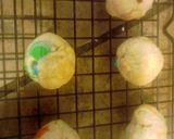 A picture of step 7 of Quick & Easy M&M Cookie Balls.