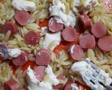 Foto del paso 5 de la receta: Riso con salchichas y queso crema