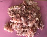A picture of step 1 of Chicken hash.